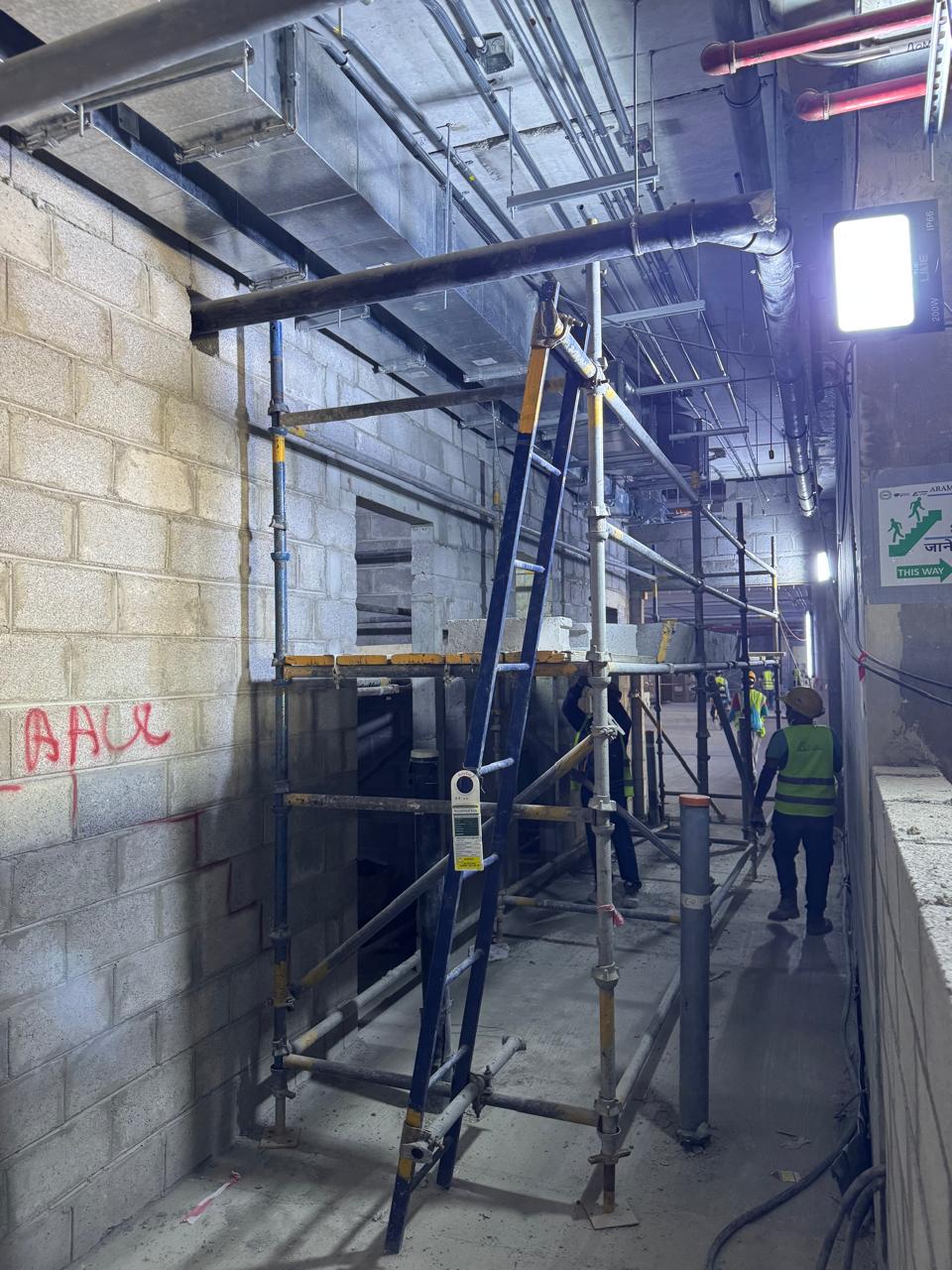 تركيب السقالات لمشاريع شركة أرامكو