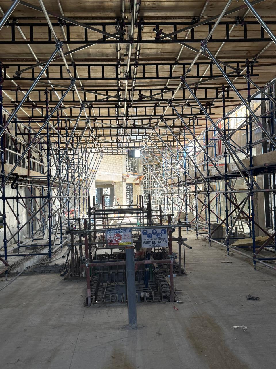 تركيب السقالات لمشاريع شركة أرامكو